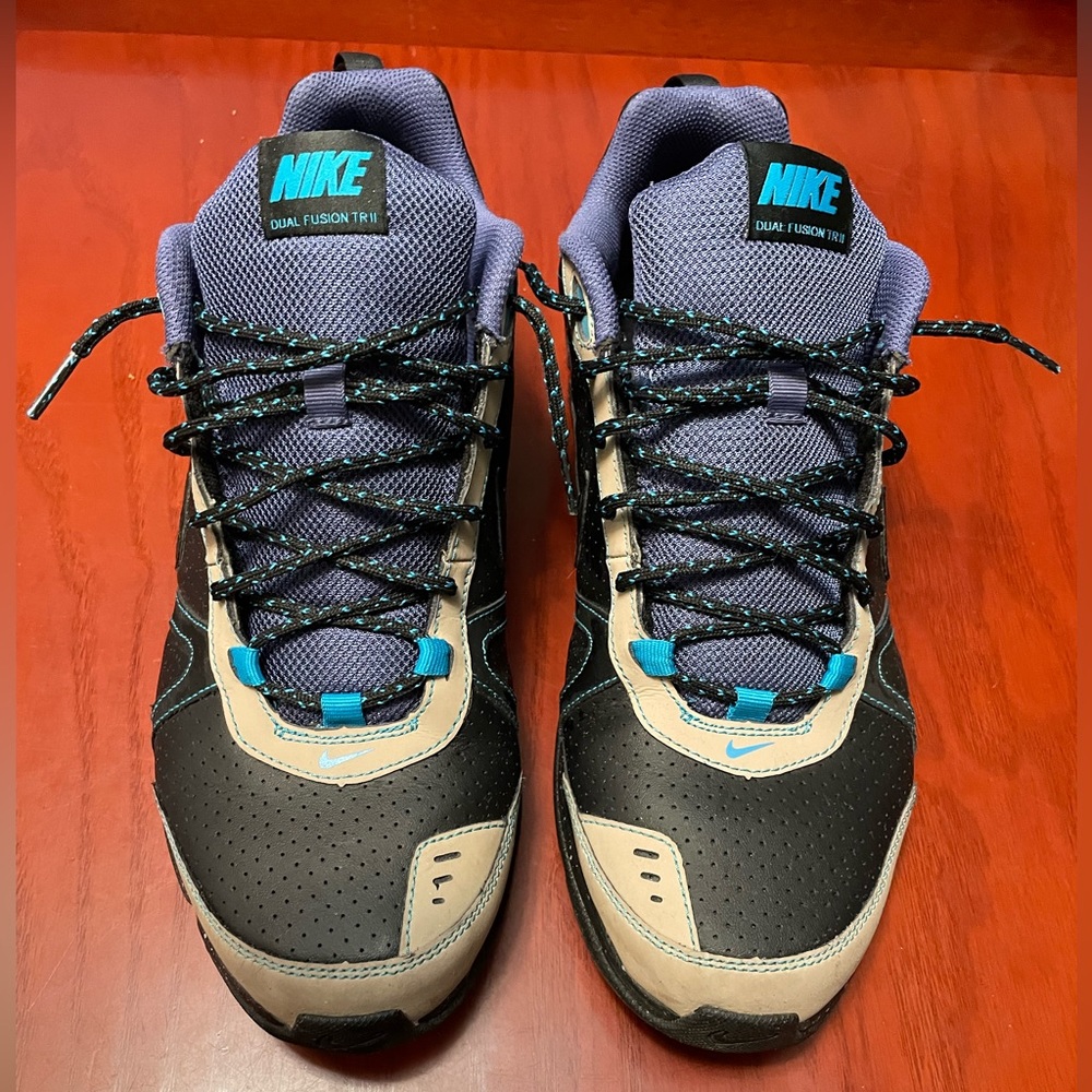 Nike Black,Tan and Turquoise Running Shoe